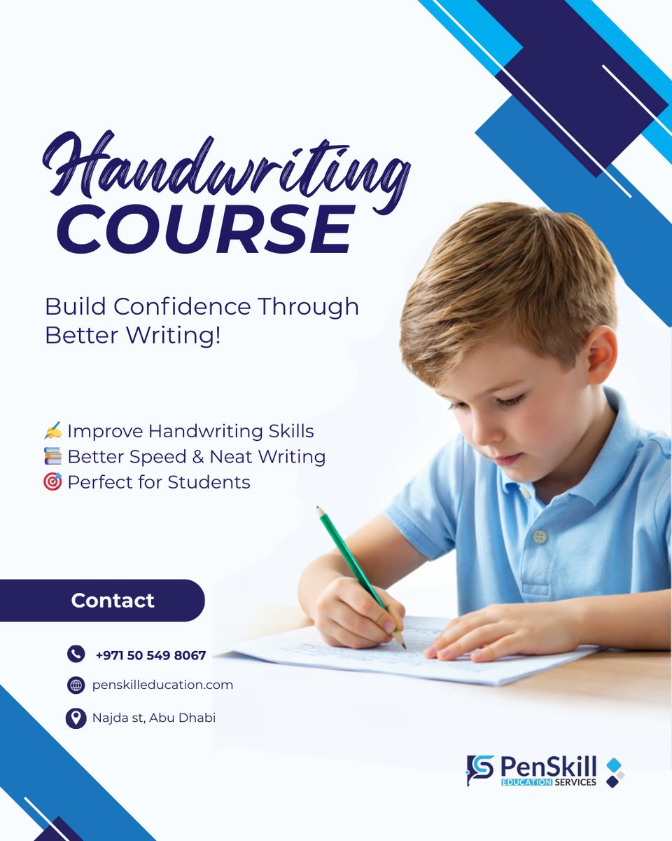PenskillME's tweet photo. ✍️ Handwriting Course for Kids in Abu Dhabi | Improve Handwriting Fast https://t.co/WQbKPOoCFS