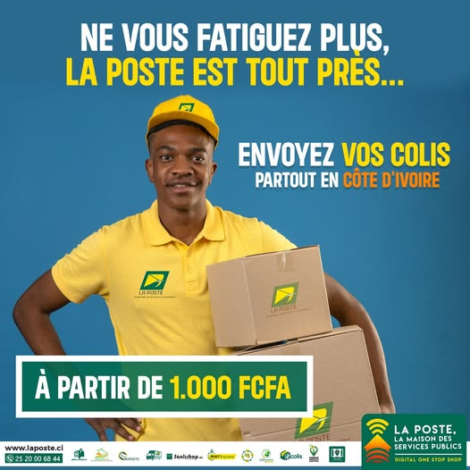 La Poste de Côte d'Ivoire tweet media