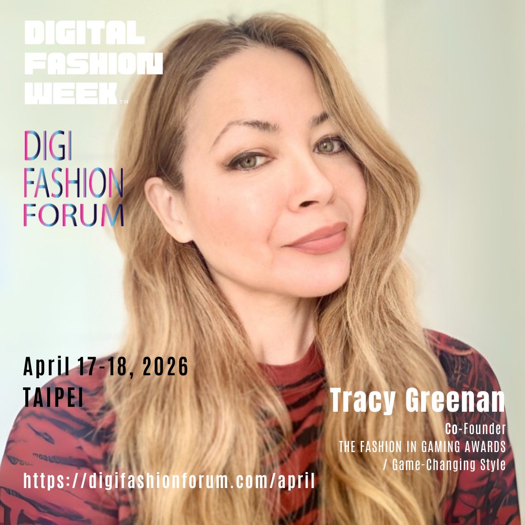 DigiFashForum's tweet photo. Speaker announcement! Join Tracy at Digital Fashion Week x DigiFashion Forum in Taipei, April 17 - 18, 2026 ✨
Secure your spot https://t.co/LZ0UaeTob9
 
#digitalfashion #gaming #roblox #fashion #3D https://t.co/GR9fpg1aSI