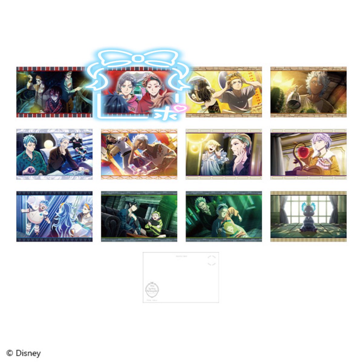 renka_____0603's tweet photo. ツイステ アニメーション 6周年 缶バッジコレクション ポストカード 交換

【譲】缶バッジ：各1、ポスカ：各3

【求】エースデュース

︎✧缶バッジ1BOX、ポスカ3BOX購入予定

お気軽にお声掛けください🌟 https://t.co/6ZkUoj4Xdq