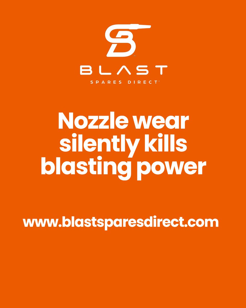 NaRobsonltd's tweet photo. Is your blasting efficiency dropping without a clear reason? Nozzle wear could be the hidden cause, reducing abrasive flow and blasting power. Stay ahead with quality replacement nozzles from Blast Spares Direct.
https://t.co/XbJM3G9RjE https://t.co/0pVX4m1baJ