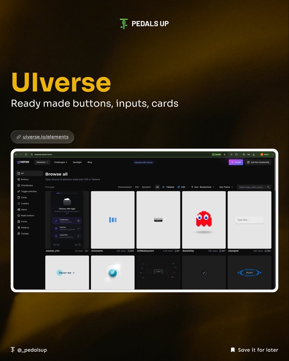 Pedals Up tweet media