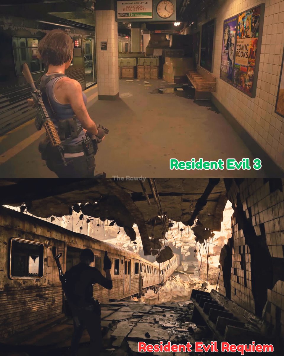 Resident Evil 3 vs Resident Evil Requiem🔥
Ruined Subway