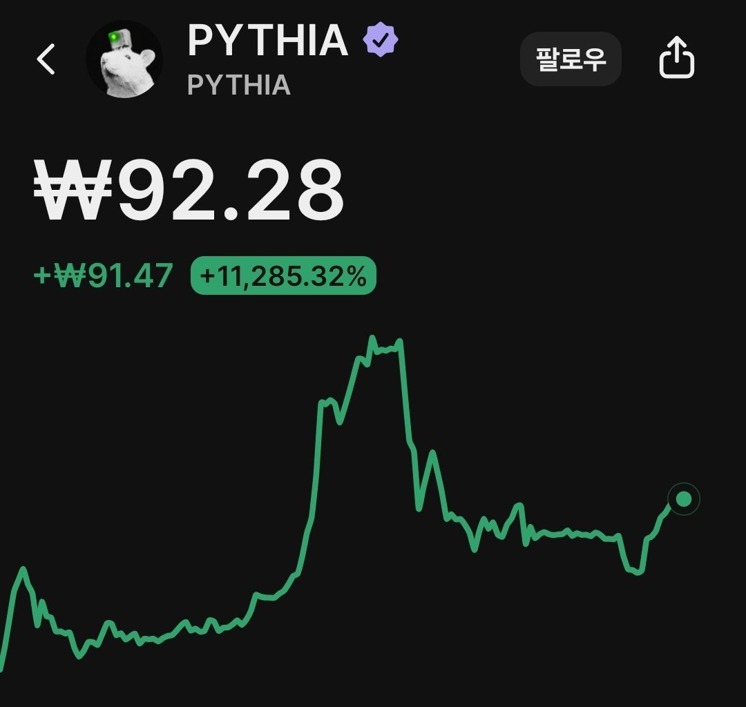 pyaaaaaaa_7's tweet photo. 재작년 Desci 밈 메타였을 때, 
잠깐 핫했던 Pythia
(라고 쓰고 USB 쥐대가리)

관심끄고 산 지 1년 넘었는데
'너 아직도 거래량 채우고 있었구나?'

@neirylab 
@Pumpfun https://t.co/ixhYC9wEMx