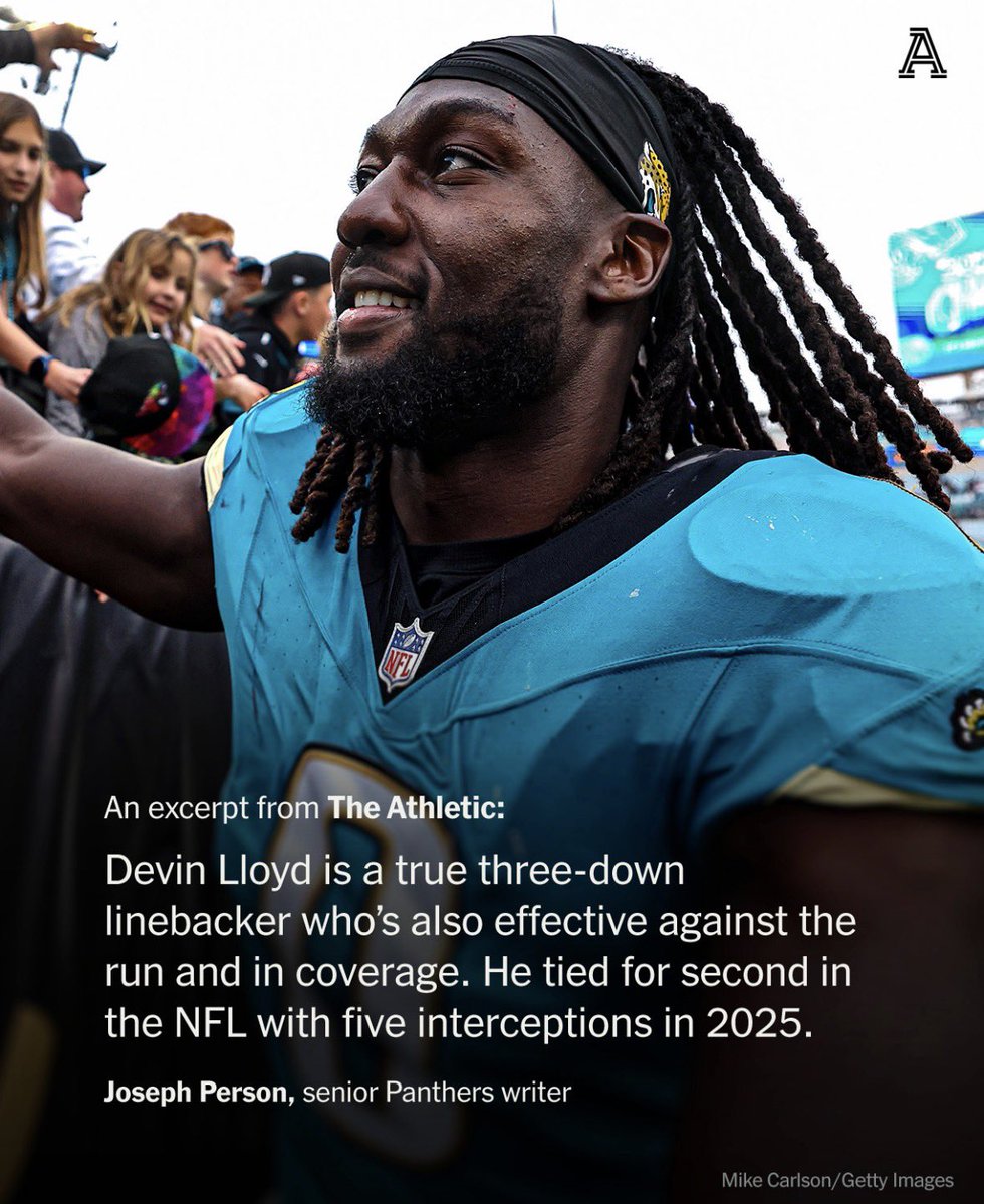 josephperson's tweet image. Panthers’ free agency primer: 5 potential moves, beginning with the off-ball LB who seems to be at the top of Dan Morgan‘s wish list.
Happy legal tampering. This one’s on the house. 🎁 link:
nytimes.com/athletic/70999…