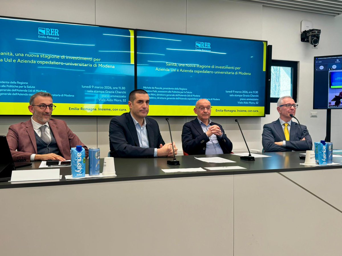 RegioneER's tweet image. #Sanità. Dalla #Regione via libera a due #mutui da 54 milioni per le due Aziende di Modena: tra gli #interventi tre nuove sale operatorie e il completamento dell’edificio Materno-Infantile del #Policlinico. La #notizia 👉 regioneer.it/sanita9mar26