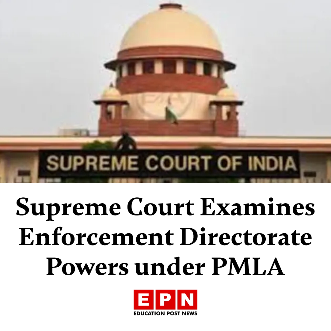 Education_EP's tweet image. Supreme Court Examines Enforcement Directorate Powers under PMLA

Details here 🔗 educationpost.in/news/education…

#SupremeCourt #PMLA #MoneyLaundering #LegalAffairs #JudicialReview #EPN