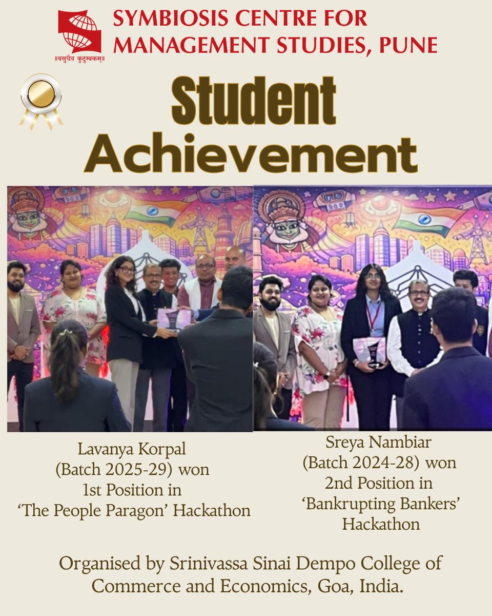 SCMS Pune Official tweet media