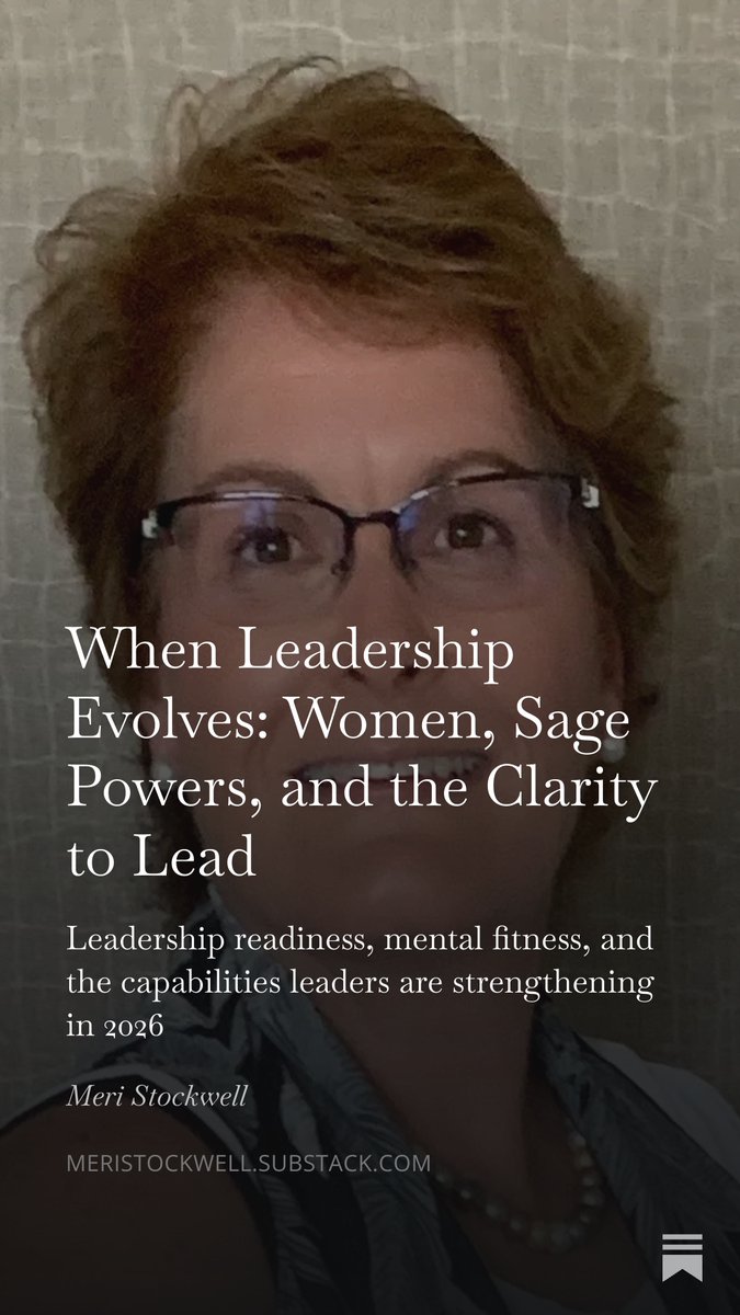 MeritasAG's tweet image. Reflecting on the women who shaped my leadership.

New issue of People Powered Performance 👇 

rfr.bz/tbc49d4

#LeadershipWithMeri #PositiveIntelligence #PredictiveIndex #GetYourSageOn
