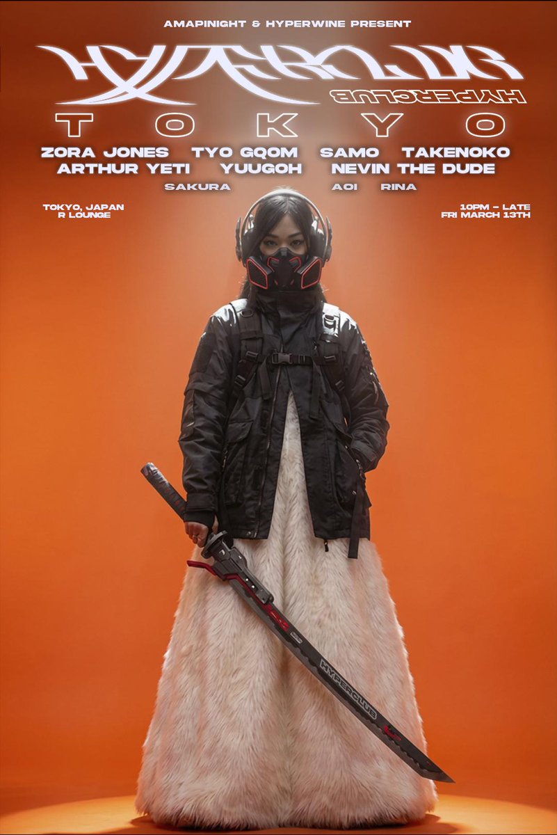 Spincoaster's tweet image. 【NEWS】『AMAPINIGHT』と韓国『Hyperwine』コラボパーティがZora Jonesのリリースツアーとセッション spincoaster.com/news/amapinigh… #AMAPINIGHT #Hyperwine