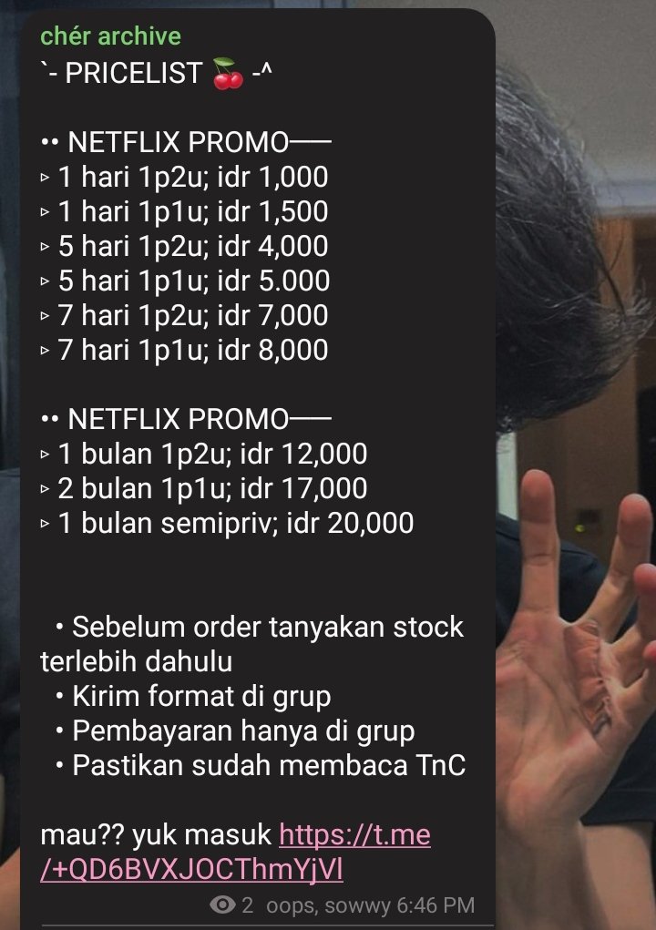 sweeethearteu's tweet photo. kalian mau jadi reseller netf? yuk join Chérie ress! start harga nya murah jadi kalian bisa ngambil untung banyak!!! #wtb #wts #zonauang 
 https://t.co/CG8WlUpQlc… https://t.co/TdfXKhB5Ub