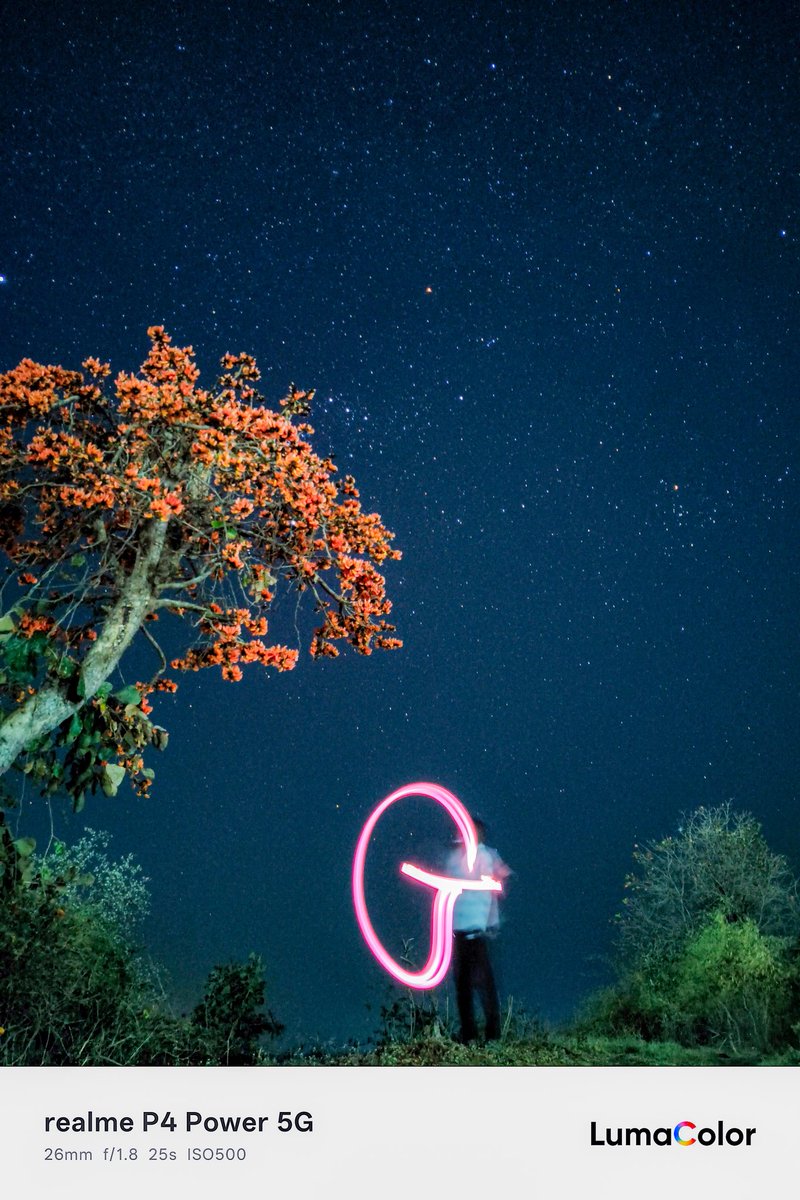 bhoyarg203's tweet photo. Spring + Night Sky  📸 🌷🌌
50MP Sony OIS camera Of realme P4 Power 5G 
#Shotonrealme #realmecreator #realmeCommunityIndia https://t.co/5wgG8f28Ik