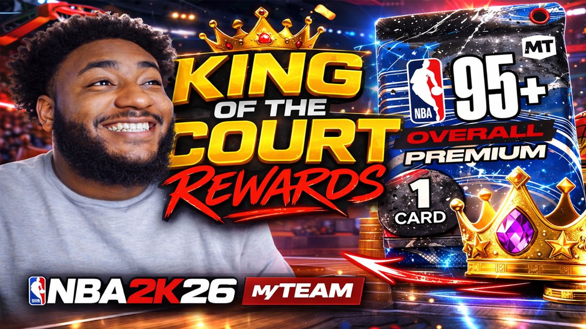 itsonlywill_'s tweet photo. OPENING MY KING OF THE COURT REWARDS ! NBA 2K26 MYTEAM https://t.co/9hbDZWDzIh via @YouTube https://t.co/FGuy6hLYU5