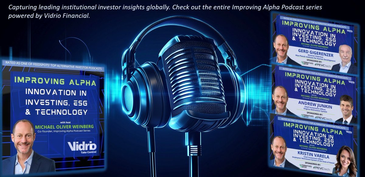 VidrioFinancial's tweet photo. 🎙️From Germany to Virginia and on to Hawaii, the #ImprovingAlpha #podcast welcomes educators and #allocators from around the world. 2026 insights @mpib_berlint, Virginia Retirement System, and Employee Retirement System of Hawaii. https://t.co/QUo8kMhfHt
#vidriofinancial #alts https://t.co/STzUMhSLC4