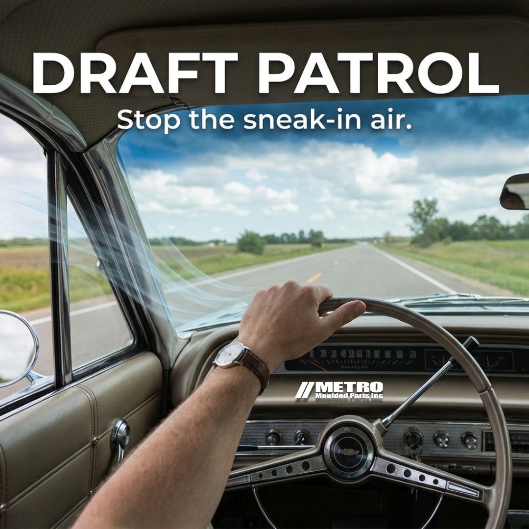 MetroMouldedPts's tweet image. Drafts do not belong in a classic.
Tighten up the cabin and enjoy a smoother, quieter drive.
Shop now: vist.ly/4u8y5

#MetroMouldedParts #ClassicCarRestoration #DoItRightTheFirstTime