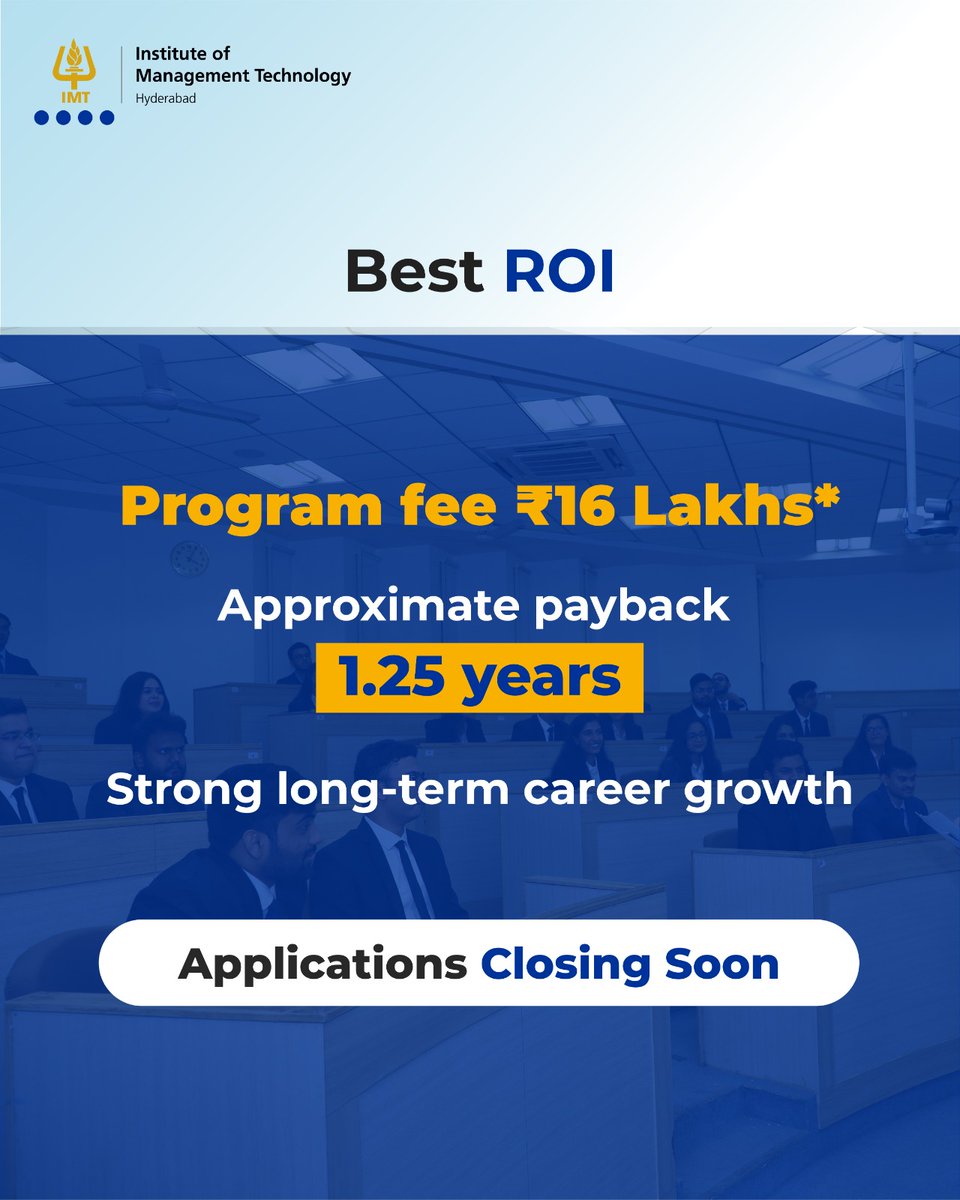 IMT Hyderabad tweet media