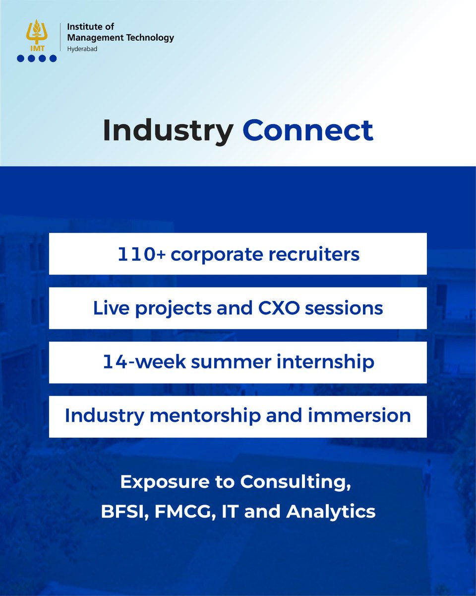 IMT Hyderabad tweet media