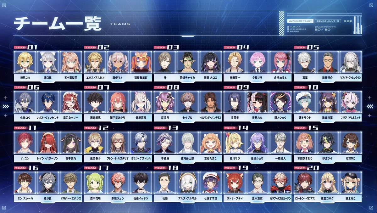 【APEX】ガンダムコラボ記念イベント「にじエペ祭2026」の参加ライバー60名が発表！ ＃にじエペさい2026 

【🔗 youtube.com/watch?v=8ANiKG…】