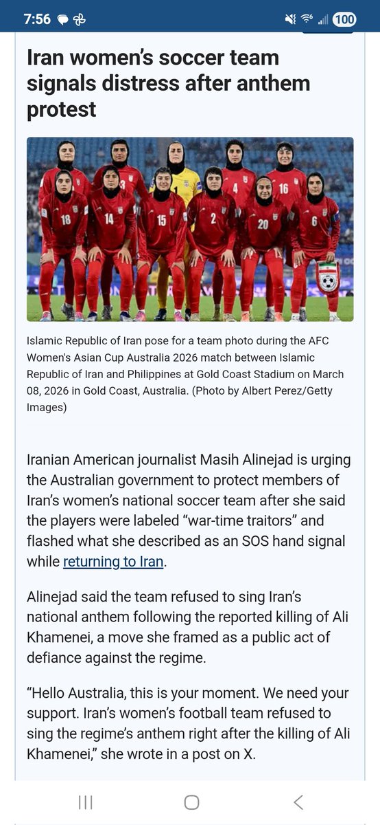 The civilized world needs to step up and protect these women.

The Iranian regime will kill them for expressing free speech.