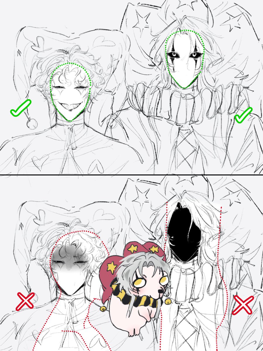 nikisusap88's tweet photo. คิดว่าอะไร ก้ออันนั้นแหละค่ะท่านผู้ชม #thefreakcircus #harlequin #pierrot https://t.co/Fx2s9RPgWW