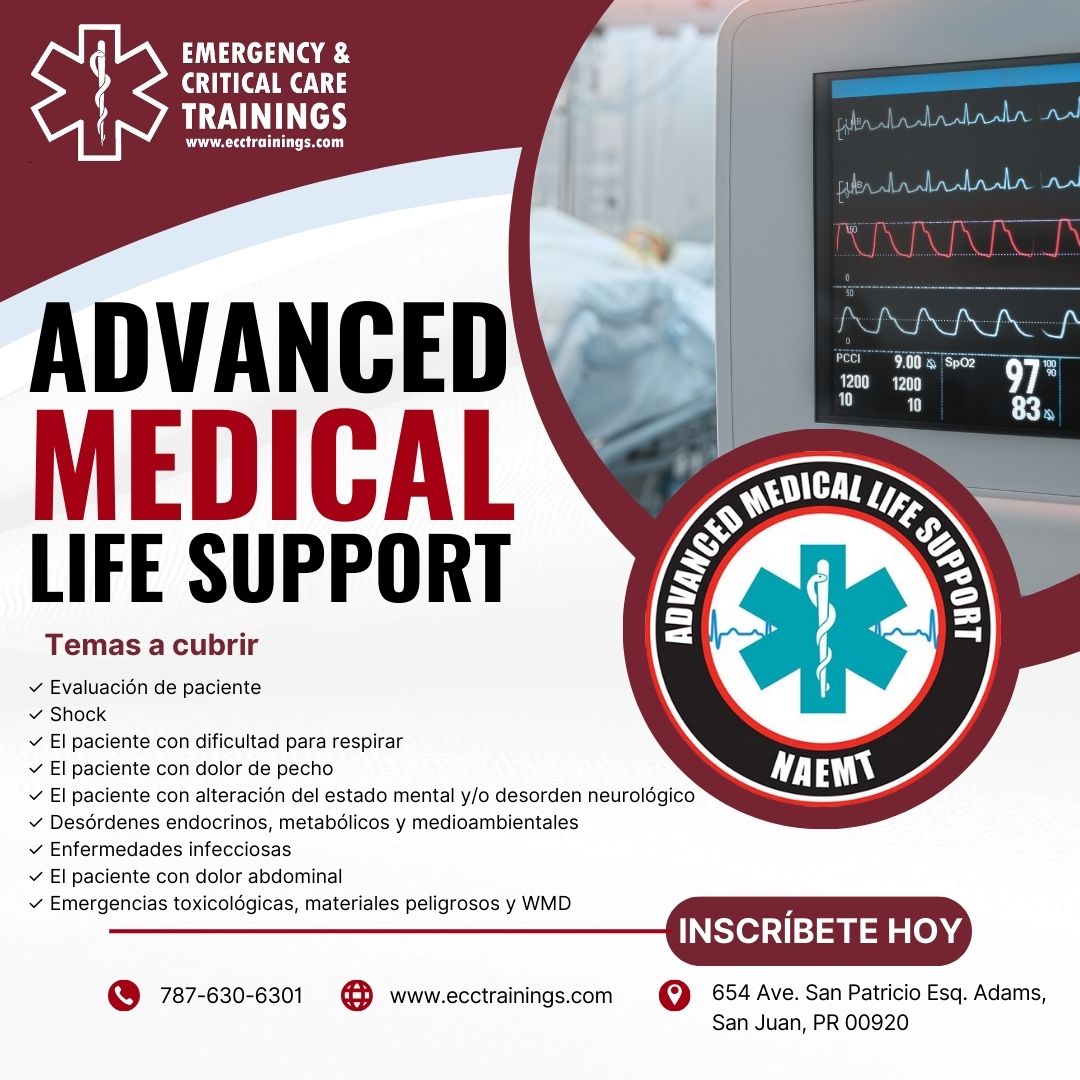 Las emergencias no avisan.
Solo funciona lo que ya entrenaste.

Esta semana en ECCtrainings:
ACLS • PALS • AMLS • Supervisión • ECG Arritmias • Advanced Airway

Entrena antes de que la próxima emergencia dependa de ti.

Inscripciones:
ecctrainings.com