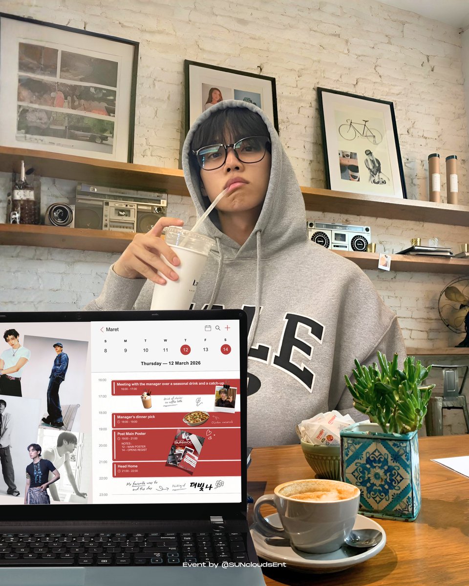 ⋆⋆ 𝟐𝟎𝟐𝟔 𝑺𝑼𝑵𝑾𝑶𝑶’𝐬 𝐁𝐈𝐑𝐓𝐇𝐃𝐀𝐘 𝐂𝐀𝐅𝐄 𝐄𝐕𝐄𝐍𝐓 ⋆⋆

📸 Manager’s Task
— Had a meeting with #SUNWOO today.

We reviewed and checked a few things about
#RhythmOfSunwoo pt.2 : #SW26thPhase.

Before leaving, he said,
“Make sure the future managers are ready.”

🎟️