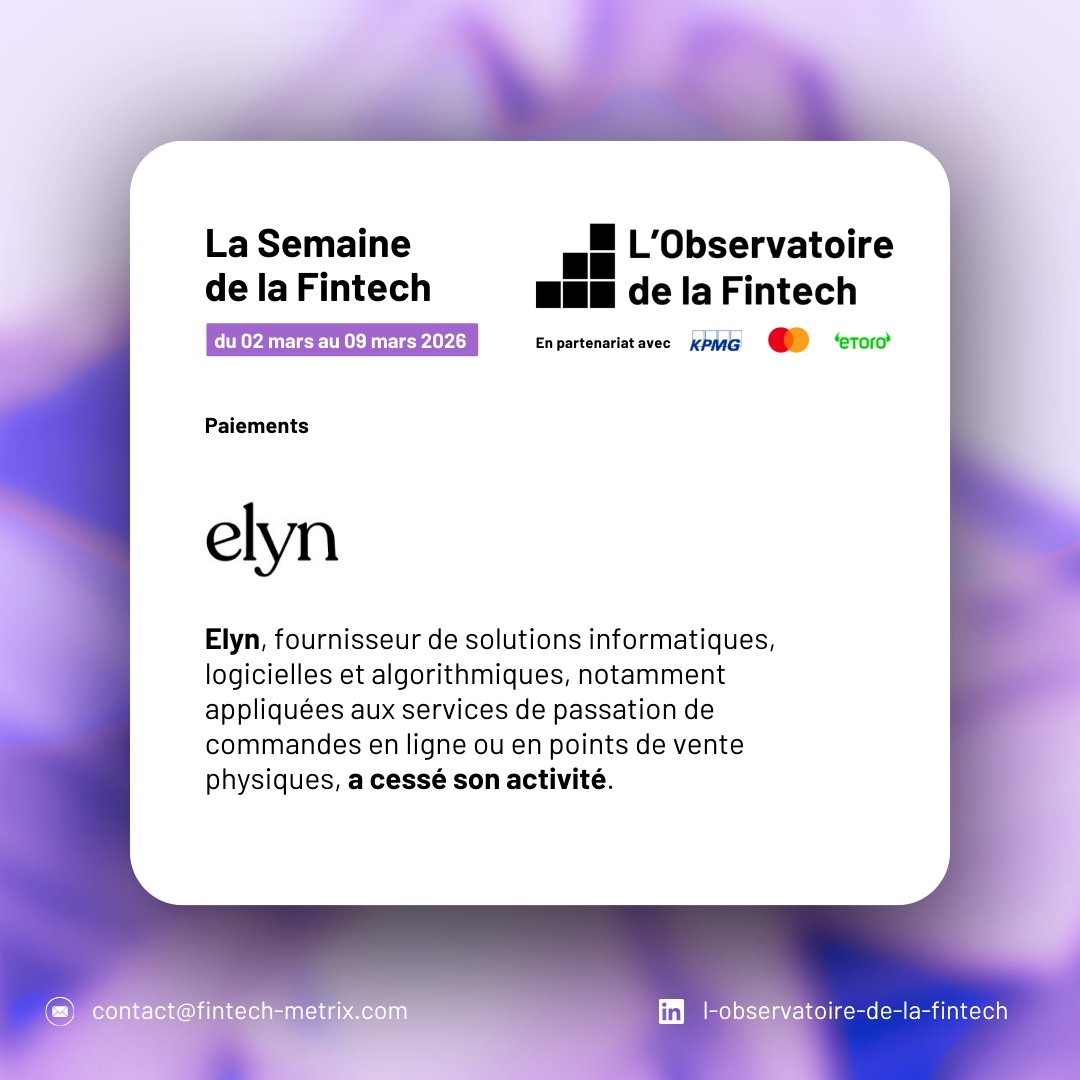 L'Observatoire de la Fintech tweet media