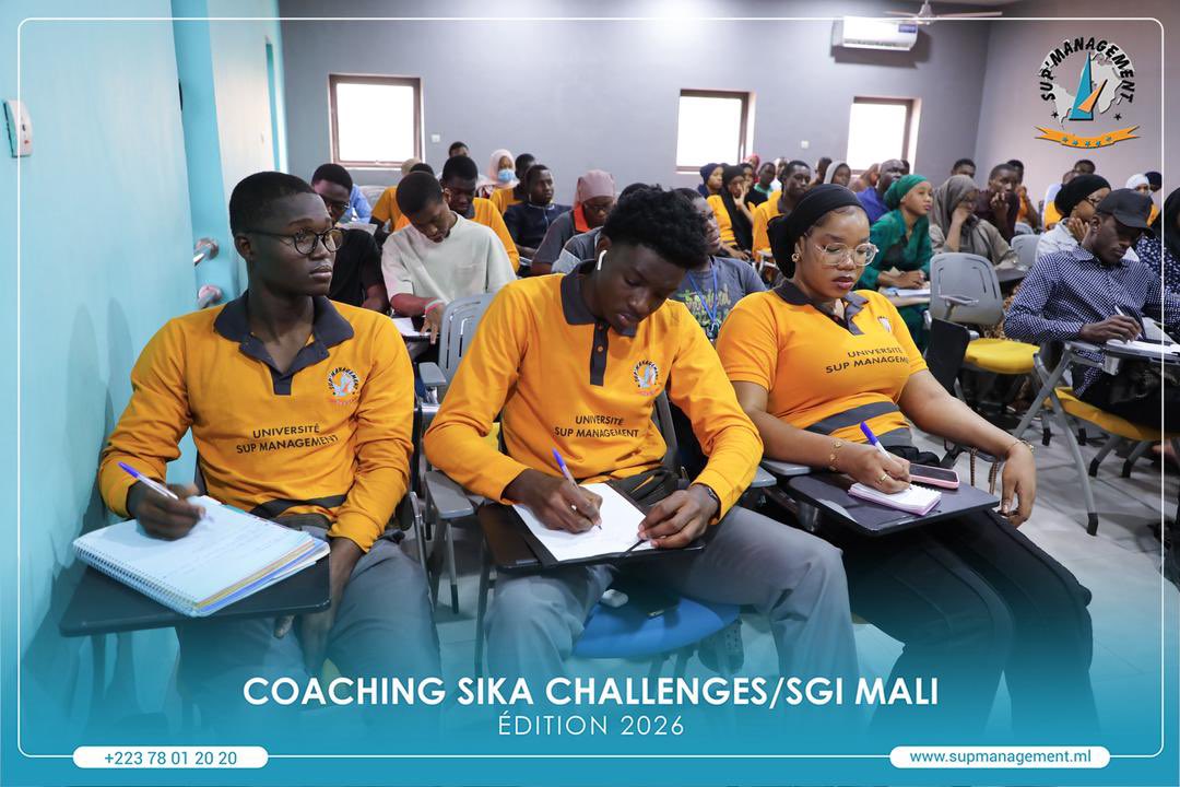 supmali's tweet photo. Les étudiants de Sup’Management se préparent au concours de la #SikaFinanceAcademy à travers une formation sur le marché financier de l’#UEMOA et la #BRVM, animée par des experts de SGI Mali. 📈

#SupManagement #BRVM #Finance #MarchéFinancier #SikaFinanceAcademy https://t.co/fsthr4ITVe