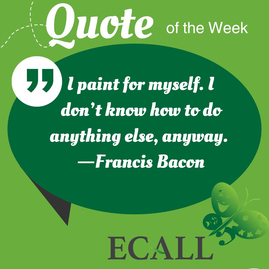 ECALLArtsLit's tweet photo. It's the ECALL Quote of the Week. Happy Monday! https://t.co/FssmvpyHC8
