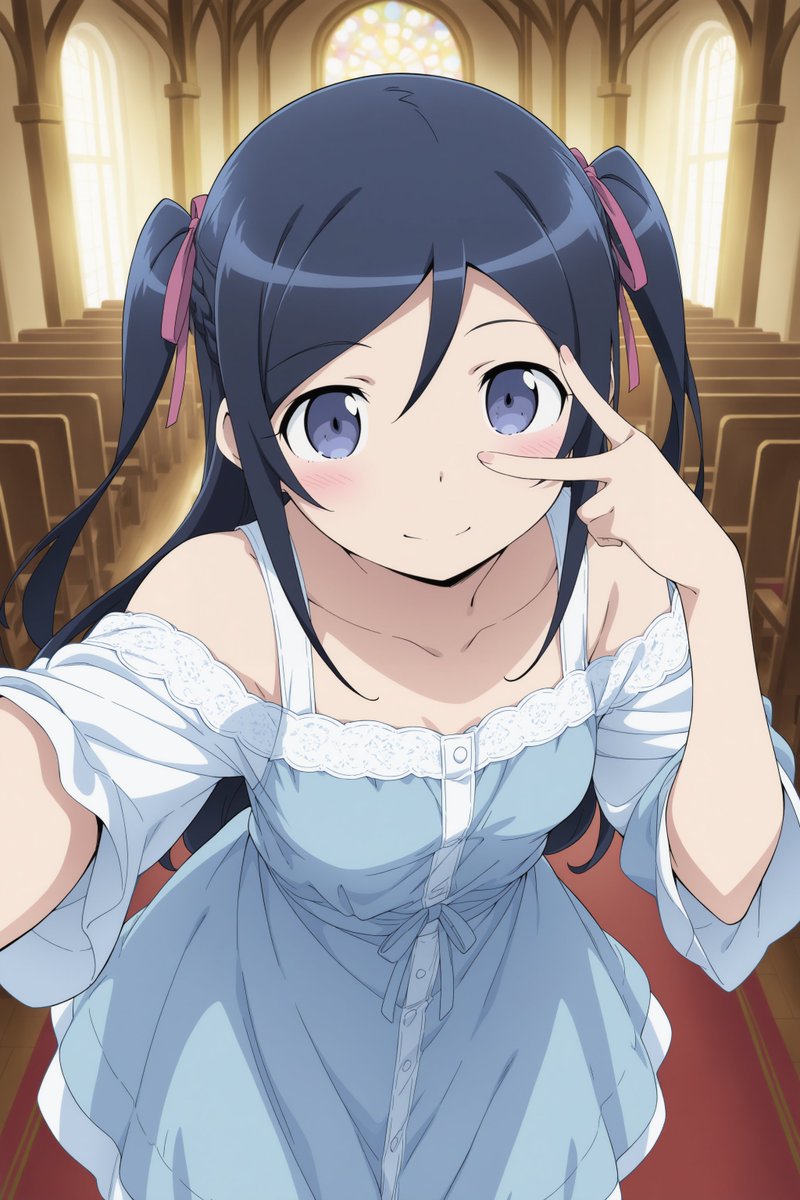 ツーサイドアップあやせ #AIイラスト #新垣あやせ #俺の妹がこんなに可愛いわけがない https://t.co/OWlcSHcv7G