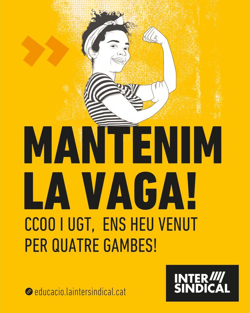 Intersindical Educació tweet media