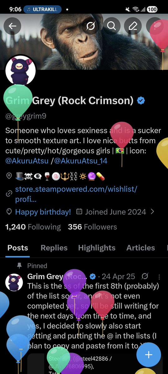 Grim Grey (Rock Crimson) tweet media