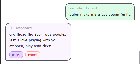 Fibi4Stappen's tweet photo. IM CRINEEE LESTAPPEN BRANDING "Those sports gay people" https://t.co/uAbDYT4L9s