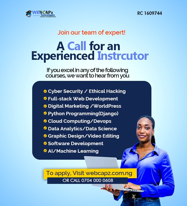 WebCapz Technologies tweet media