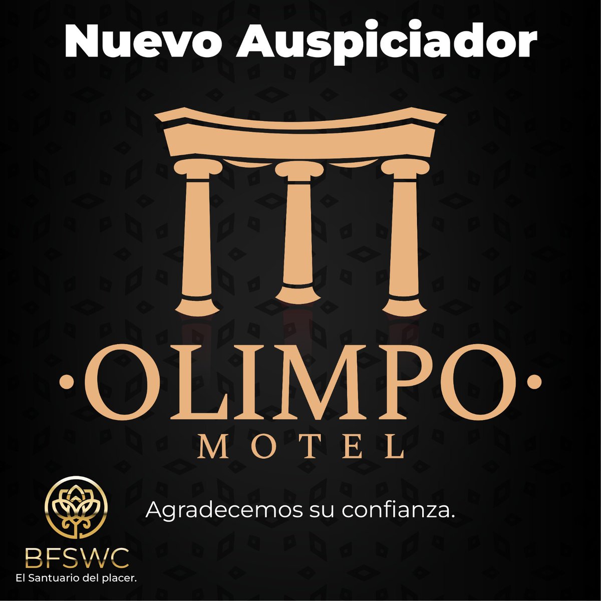 clubblackflower's tweet photo. Black Flower Experiences anuncia a su nuevo auspiciador y aliado oficial: Motel Olimpo.
A partir de ahora, también será sede de algunos eventos especiales del club. 🔥
Quienes adquieran su cover para la fiesta del 14 de marzo recibirán un código exclusivo de descuento. https://t.co/FDv9KBGplM