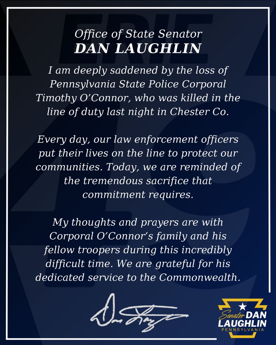 Senator Dan Laughlin tweet media