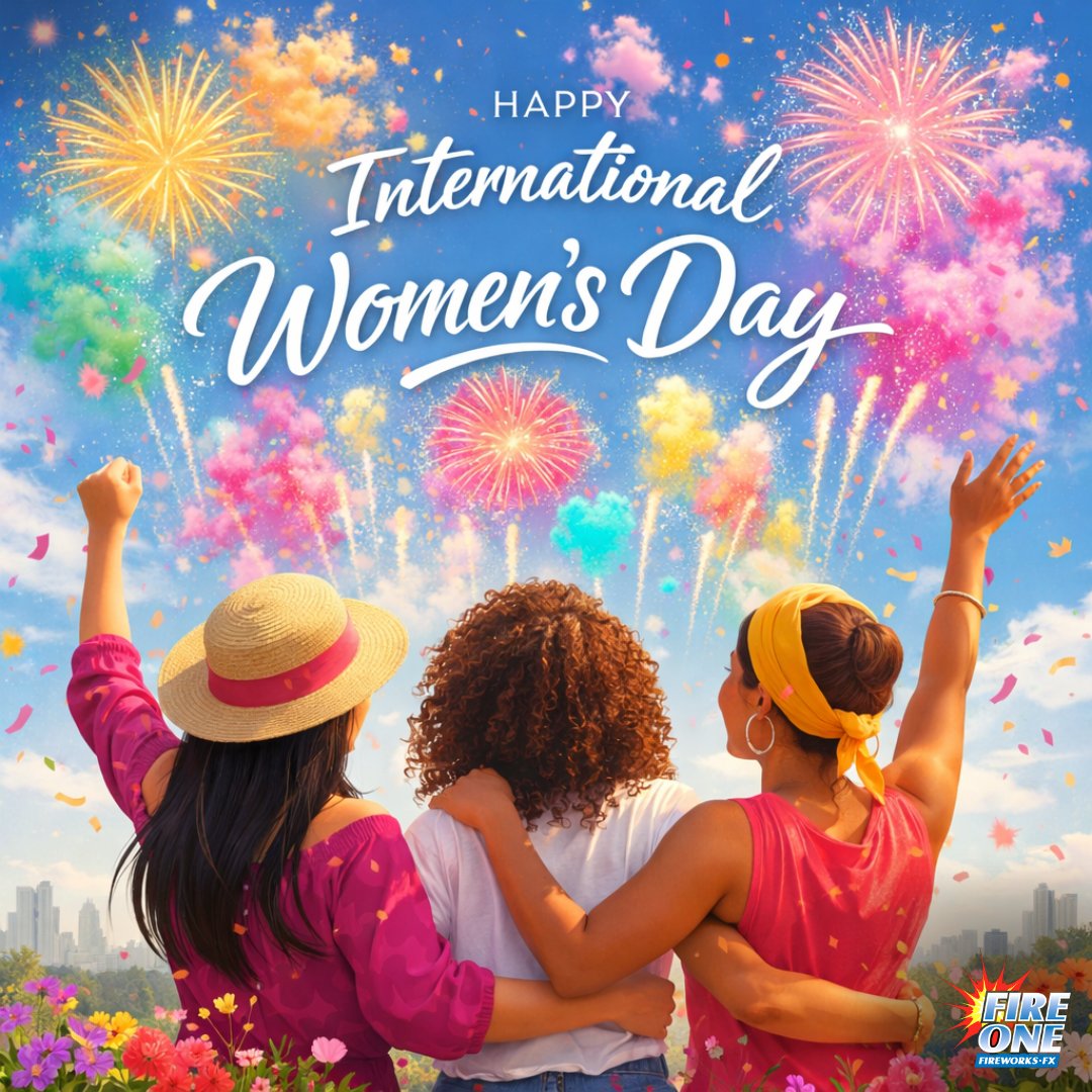 fireonefirework's tweet photo. To the women who lead, nurture, create, and inspire 🥰
Today we celebrate you and the incredible impact you make every day. 🤗

Happy International Women’s Day! ‍♀️

#internationalwomensday #togetherasone #fireonefireworks #trinidadandtobago #celebratewomen #empowerwomen https://t.co/ZWVyJQLgd9