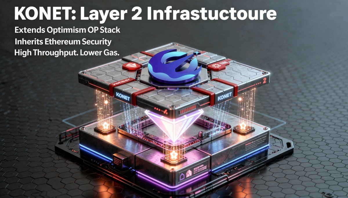 KONET_Official's tweet photo. KONET expands Ethereum’s scalability — without replacing it. 🔗
Built on Optimism’s OP Stack ⚙️, it lowers gas costs, boosts throughput, and keeps full Ethereum compatibility. 🚀
Scalability through extension, not fragmentation.
#KONET #Ethereum #Optimism #OPStack #Web3 #Blockchain #Layer2