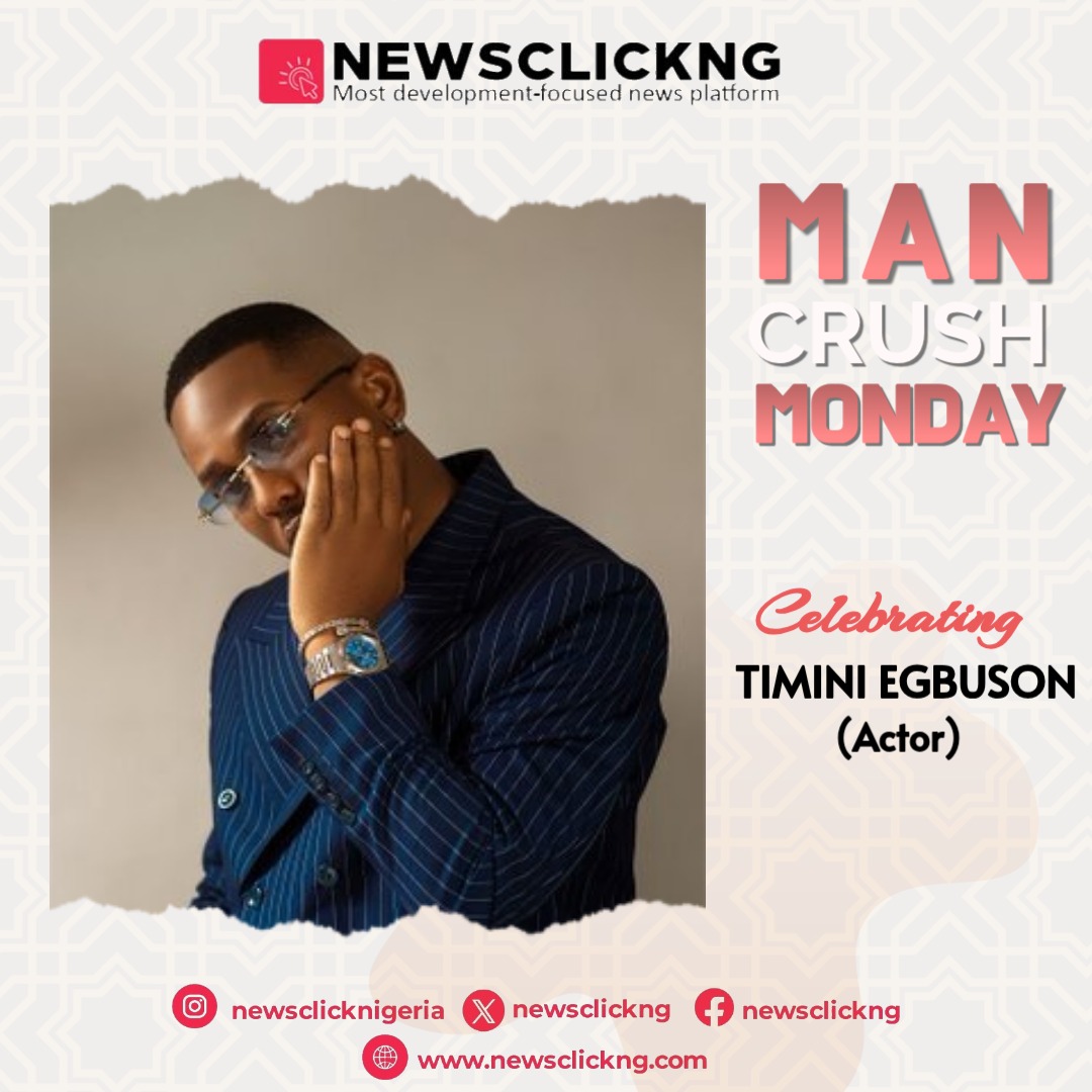 NewsClickng's tweet photo. Bayelsa State–born actor Timini Egbuson has continued to make his mark in Nollywood with captivating performances and undeniable charm, earning him our #MCM recognition today.
Which of his roles made you love him the most?
#Tiwa #Headofservice #Timiniegbuson https://t.co/HG3wAhXIRi
