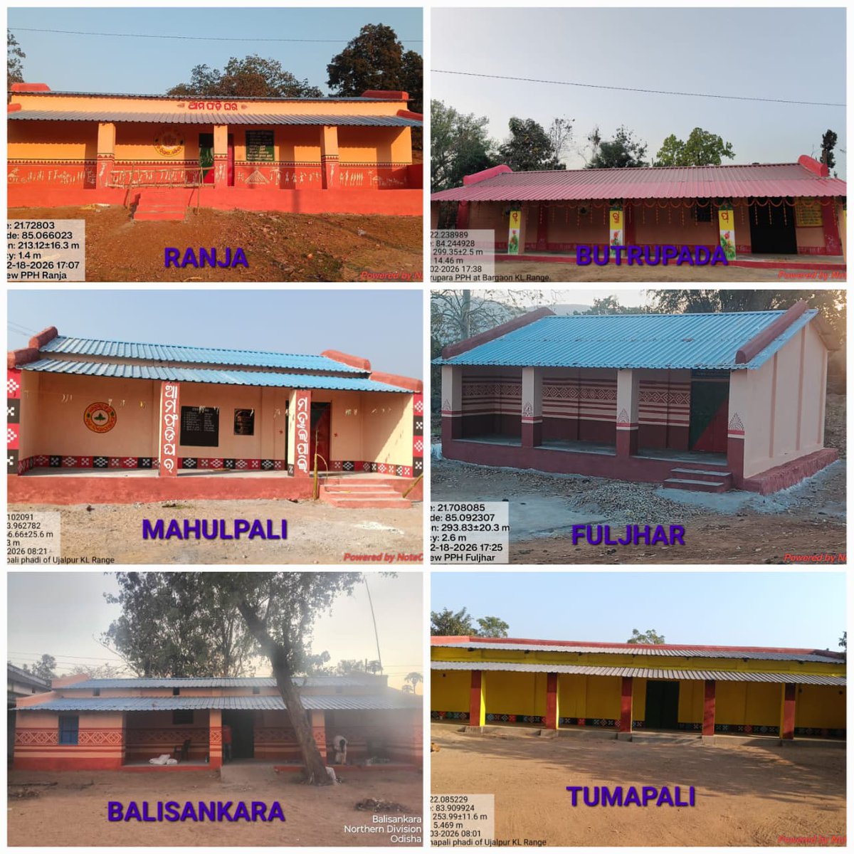 dforkl's tweet photo. Infrastructure strengthening in Rourkela K.L. Division during the 2026 KL Crop Year with new PPHs, construction of  new Permanent Phadi Houses, and conversion to PPHs to support efficient Kendu Leaf operations and rural livelihoods. https://t.co/pB53NgPUK2