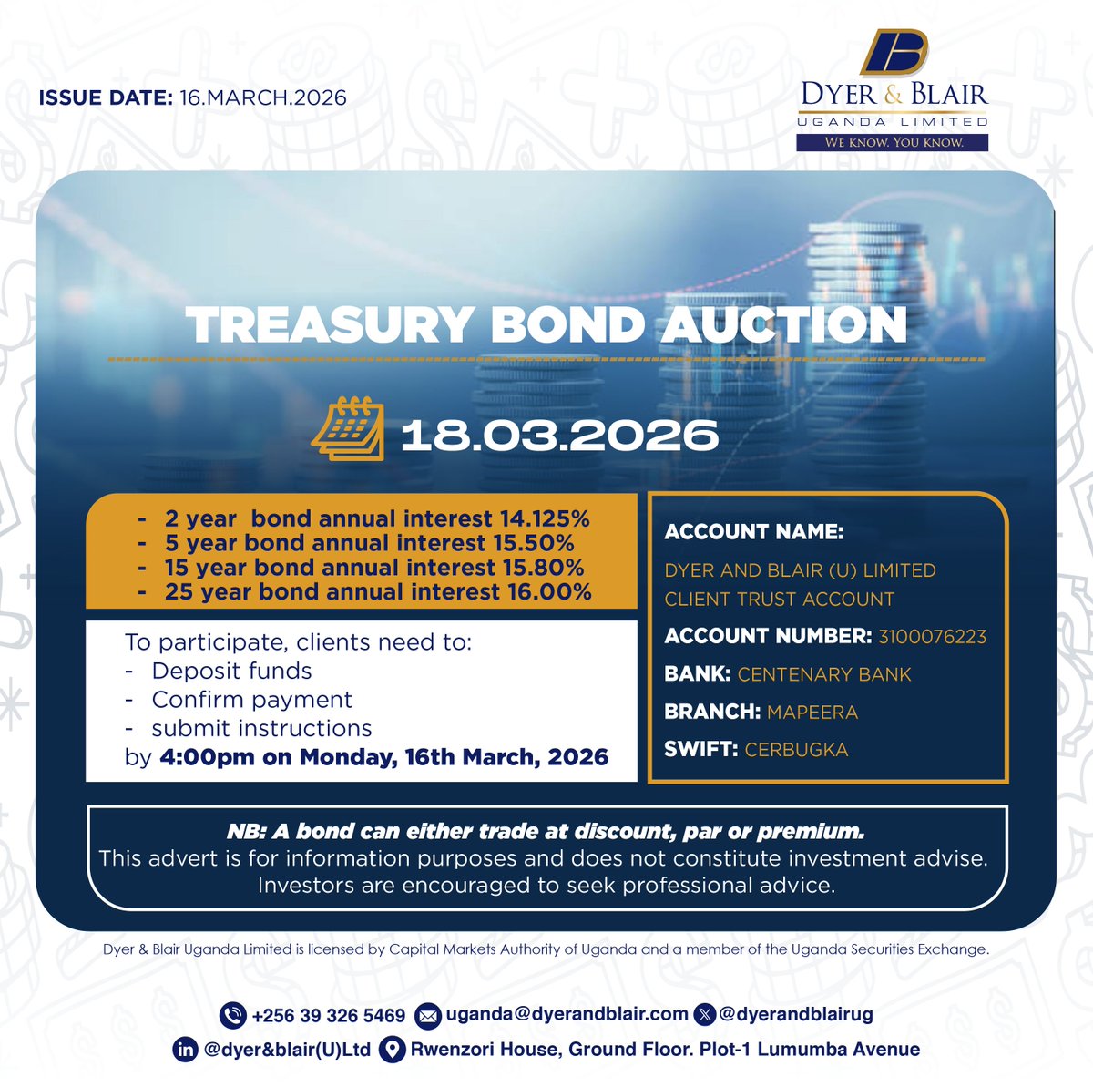 Dyer & Blair (U) Ltd tweet media