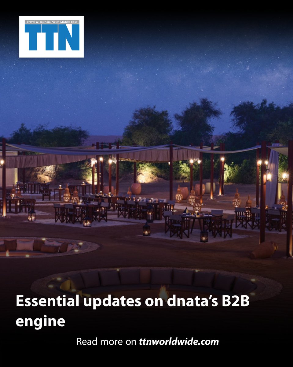 Building on a record-breaking 2025, dnata Travel Group is accelerating its B2B momentum through aggressive global expansion and a strategic pivot toward high-yield, premium experiences. 

Read more on ttnonline.com/Article/393385…

#TTNEws #B2B #travel #dnata