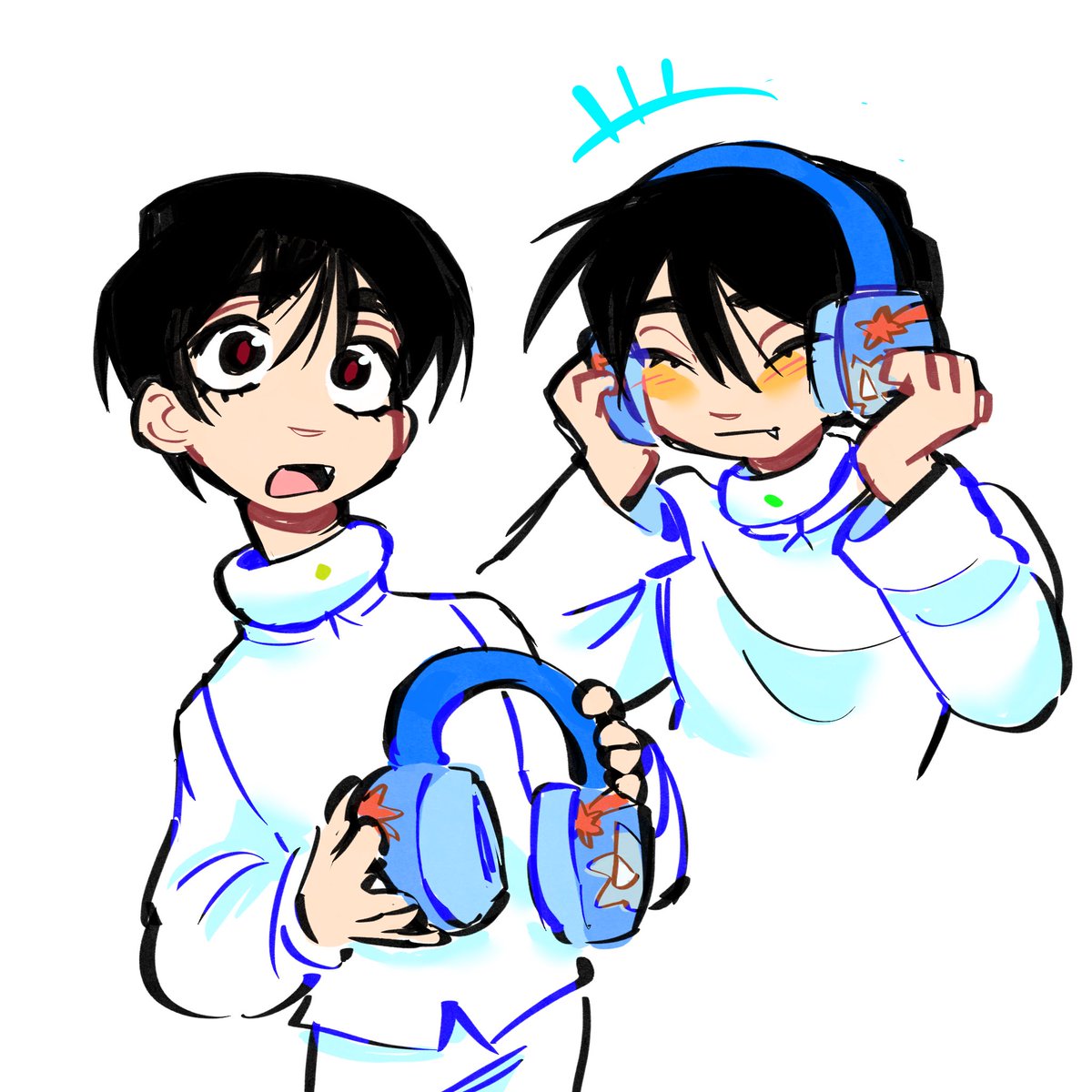 beachblu3s's tweet photo. He loves his muffs from till <3 #ivantill #ivanalnst #timetravelmiziau https://t.co/hjGQIGHt77