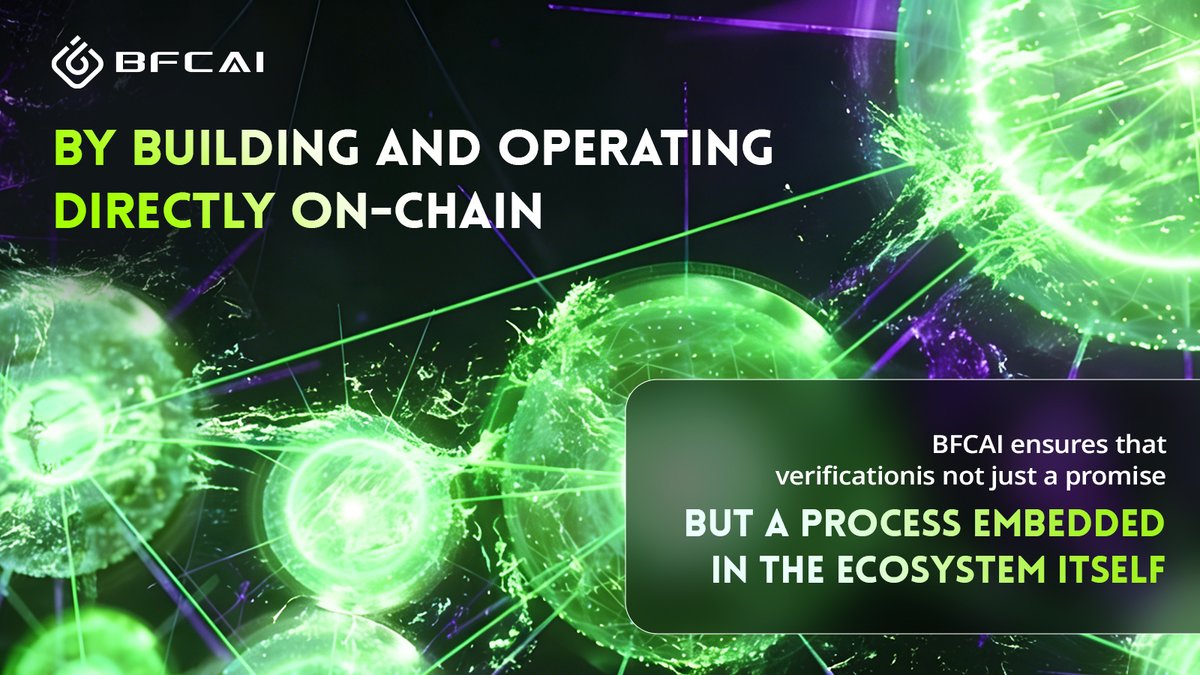 BFCAI_'s tweet photo. 🔍 Why On-Chain Verification is Crucial

On-chain verification allows for the direct and independent observation, tracking, and verification of activity on the blockchain, eliminating reliance on opaque reports or assumptions.⚙️🔗 https://t.co/0mvD20Gx70