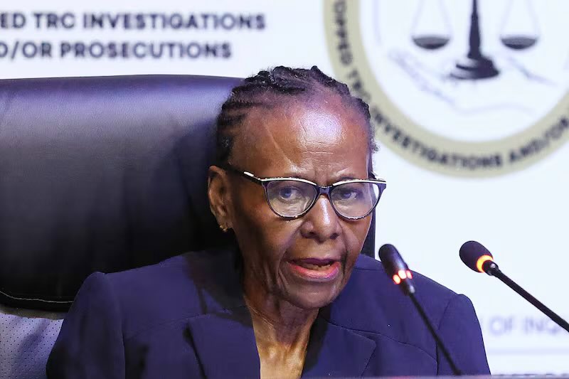 southafricandly's tweet photo. A commission investigating whether the African National Congress government blocked prosecutions of apartheid-era killers has criticised Cyril Ramaphosa for attempting to persuade its chairperson, Sisi Khampepe, to step down. #TRCInquiry #SisiKhampepe https://t.co/wEYDpu8DZP