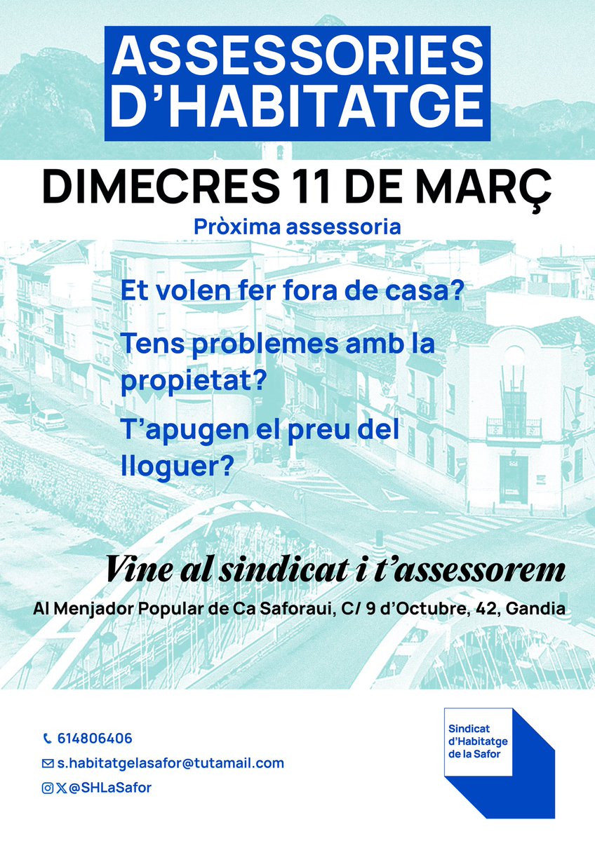 Sindicat d'Habitatge de la Safor tweet media