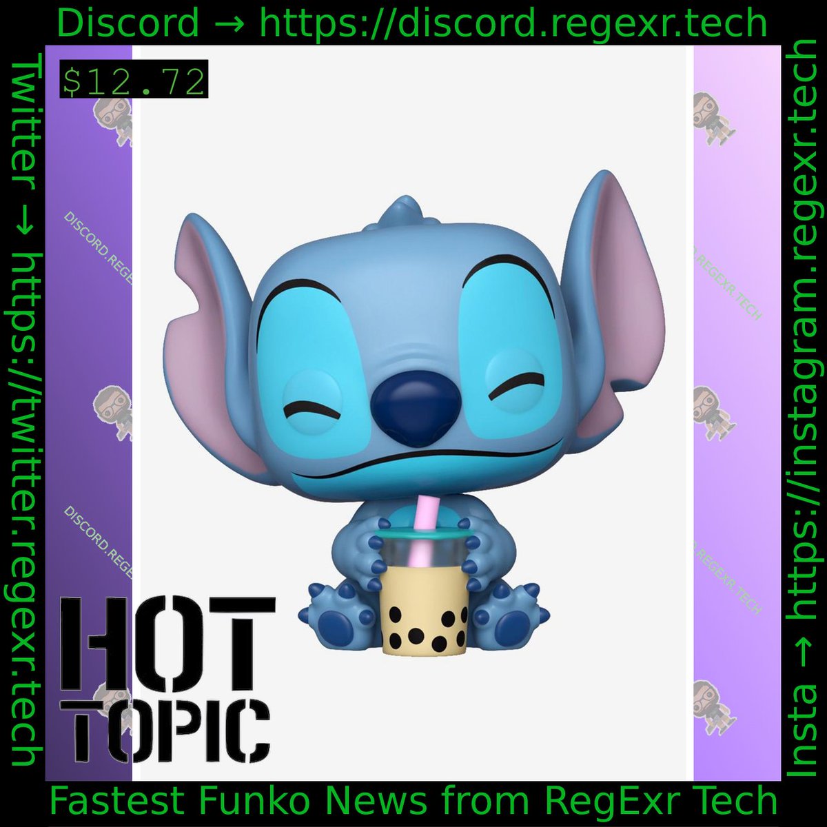 #funko  Lilo &amp;amp; Stitch Stitch (With Boba) Hot Topic 
Link->dpbolvw.net/click-8743465-…
#ad 07:48:19 2026-03-09 UTC
