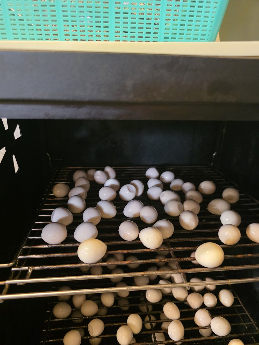 本日9日も｢豚骨醤油（家系）｣やっております
ほうれん草を先ほど20束分茹でて絞り終わりました！
水分をできるだけなくして食感よく仕上げています！
ほうれん草増しオススメです✨
そして今日は思い付きでうずらトッピングあります
今から浅めに燻製かけます
よろしくおねがいします！