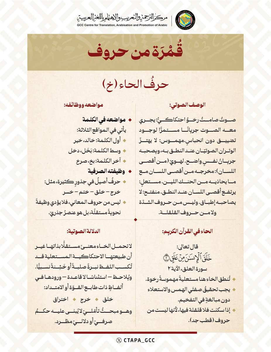 مركز الترجمة والتعريب والاهتمام باللغة العربية tweet media