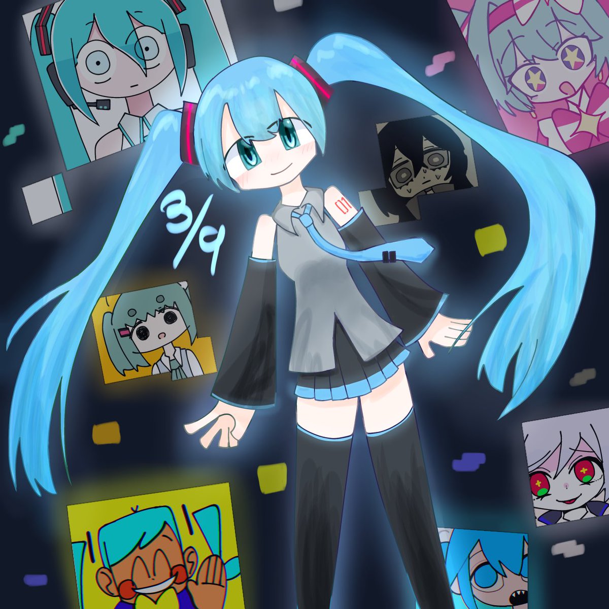 Charatti_9's tweet photo. 3月9日

#ミクの日
#初音ミク
#ボカロ
#ボーカロイド
#イラスト https://t.co/ZNcesg04OL